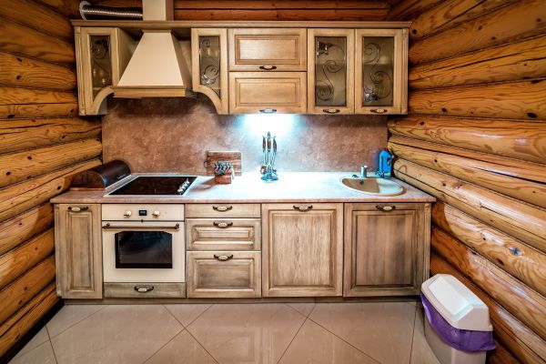 Rustic Cabinets Installation in Rockwall