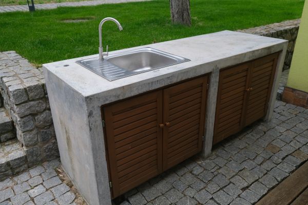 Exterior Cabinet Installation in Rockwall