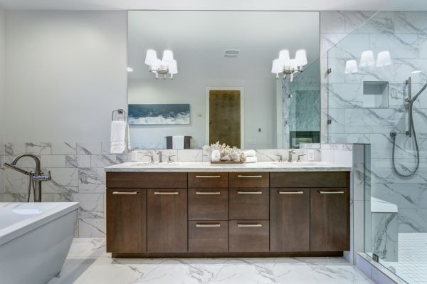 Bathroom Storage Installation in Rockwall